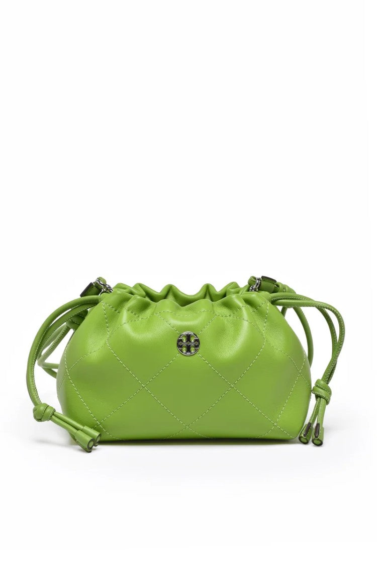 Tory Burch Willa Soft Quilt Shoulder Bag - Green