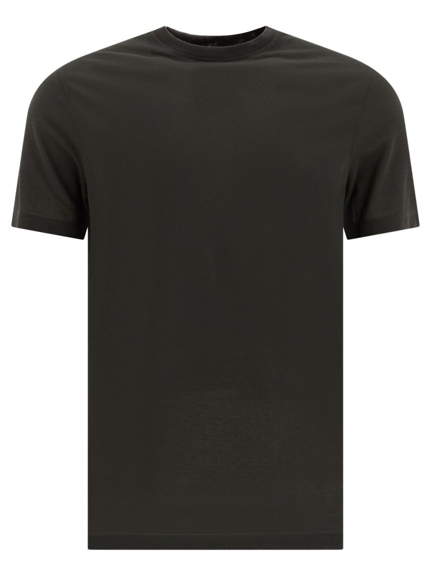 Zanone Contemporary Black T-Shirt
