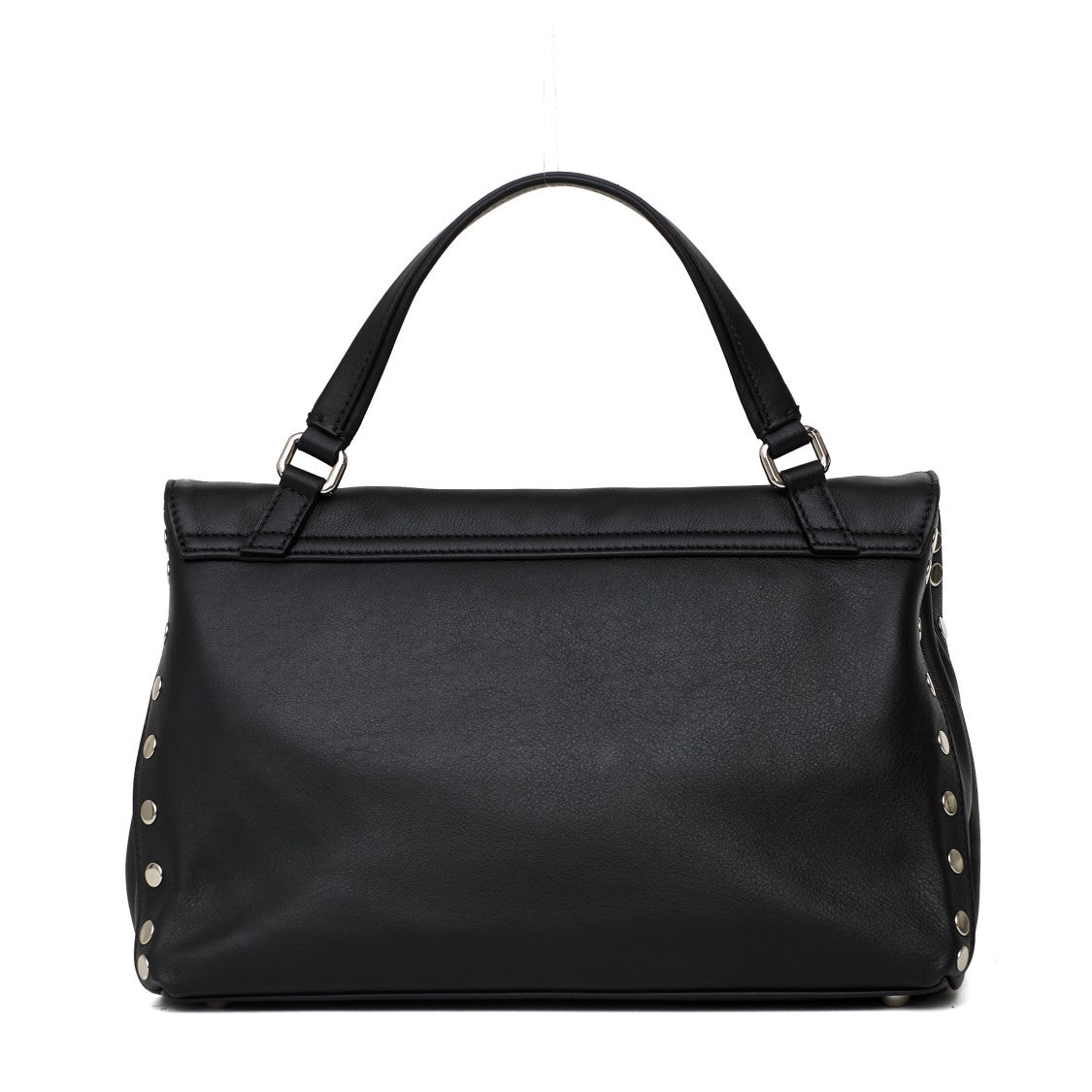 Zanellato Nappa Plongé Turn-Lock Structured Leather Shoulder Bag