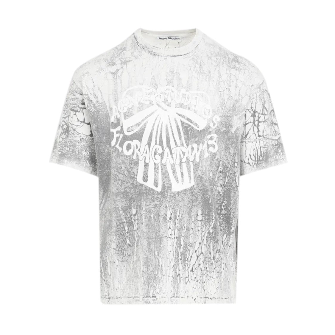 Acne Studios Graphic Print T-Shirt With Classic Fit