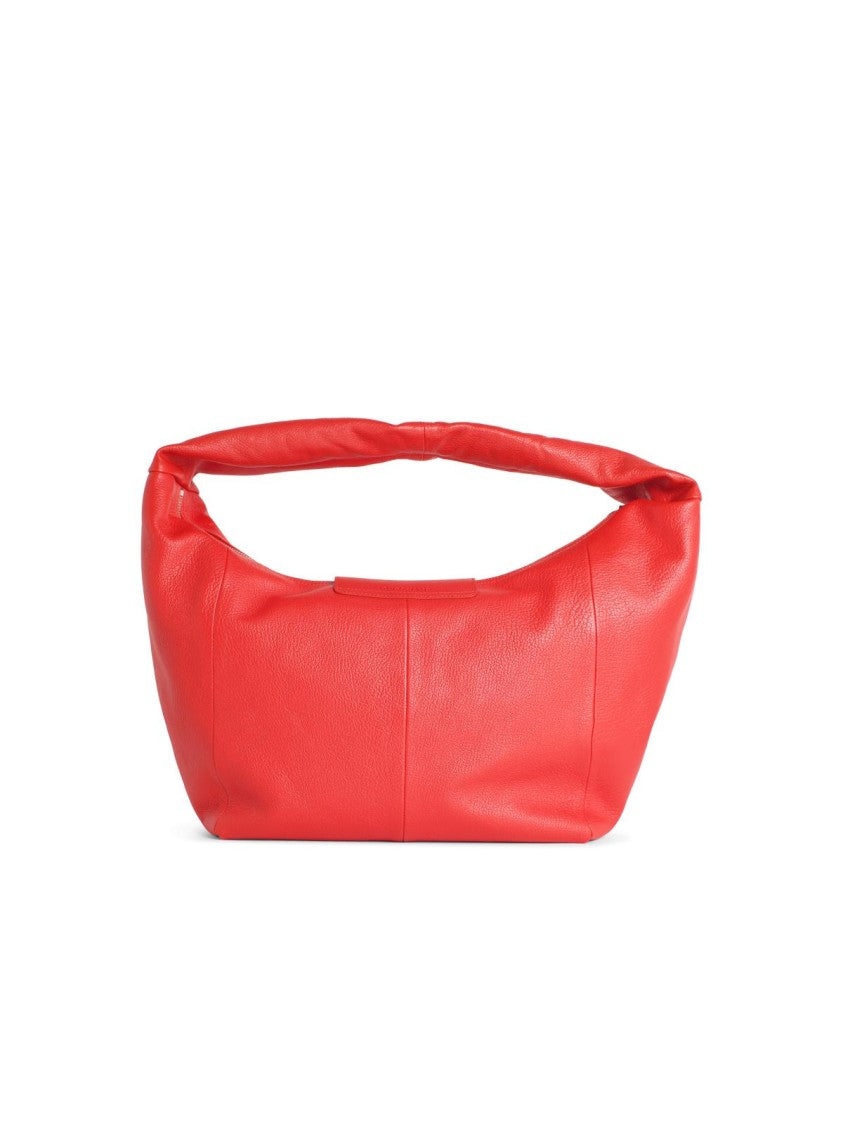 Longchamp 'Hobo L Le Pliage Xtra' Red Leather Bag