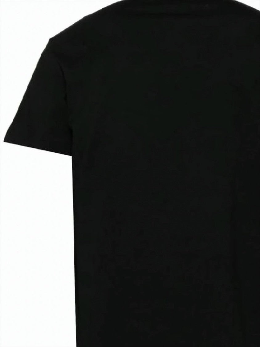 Versace Graphic Print Short-Sleeve T-Shirt With Bold Ornamental Design