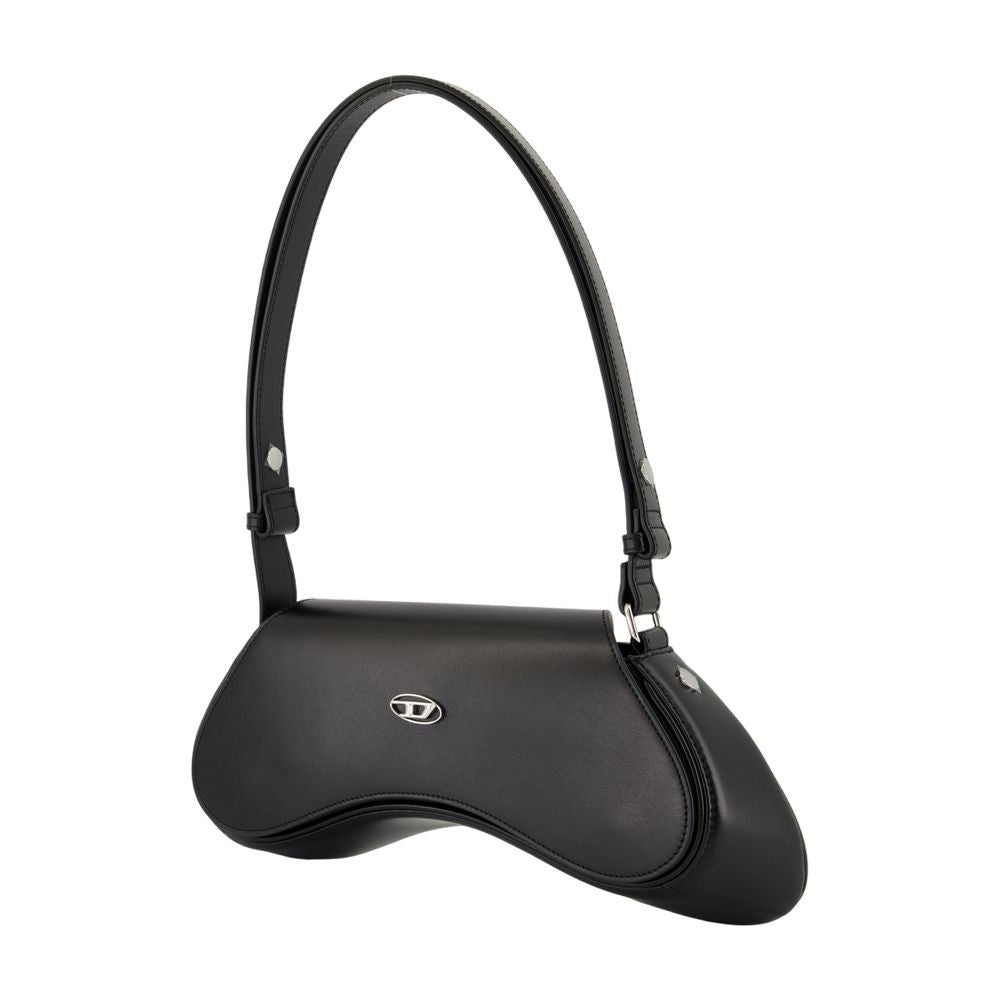Diesel Play Shoulder Bag - Leather - Black