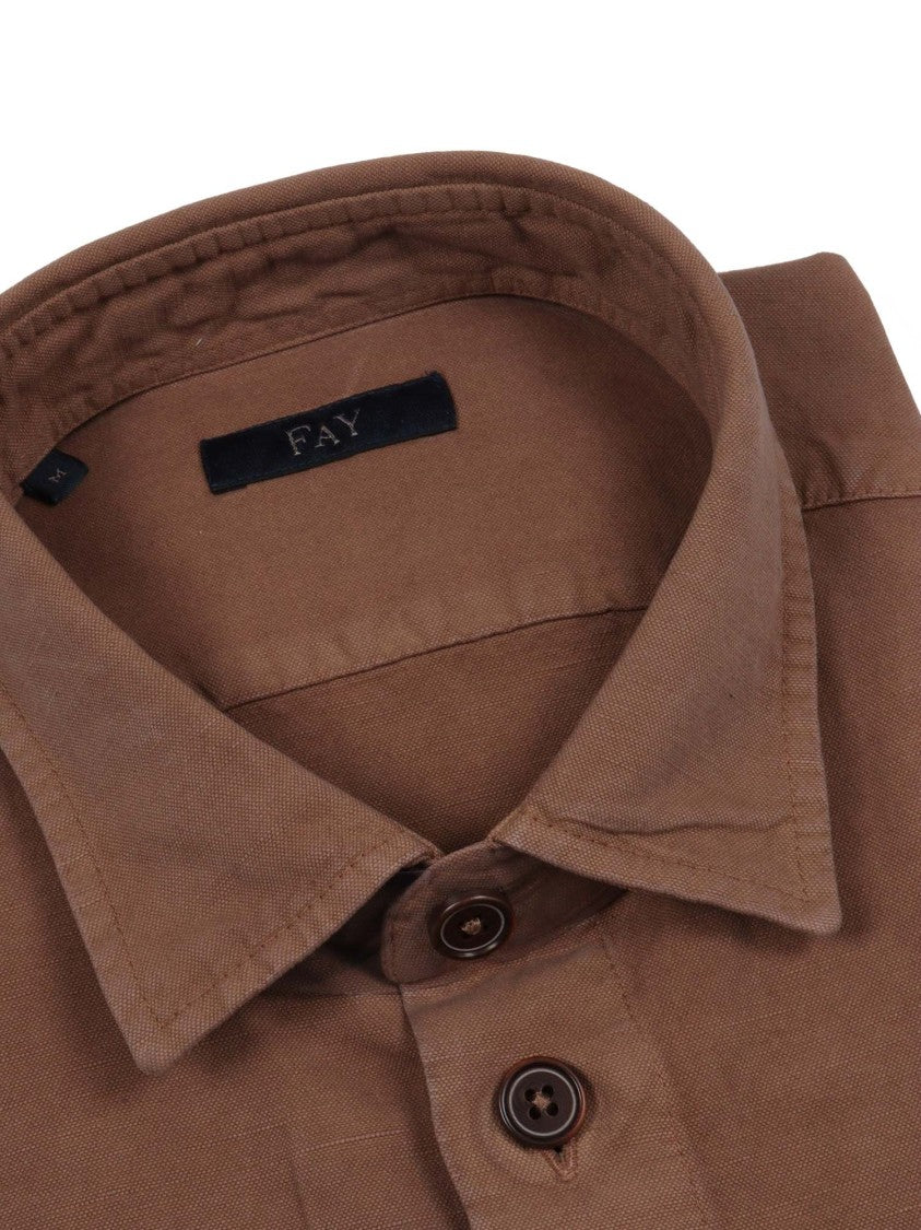 Fay Brown Tasconata Over Shirt Jacket