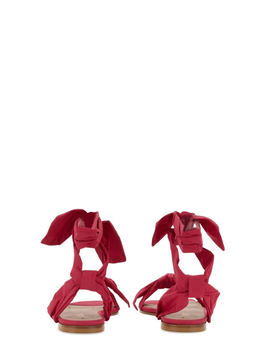 Red (V) Knot Me Up Sandal