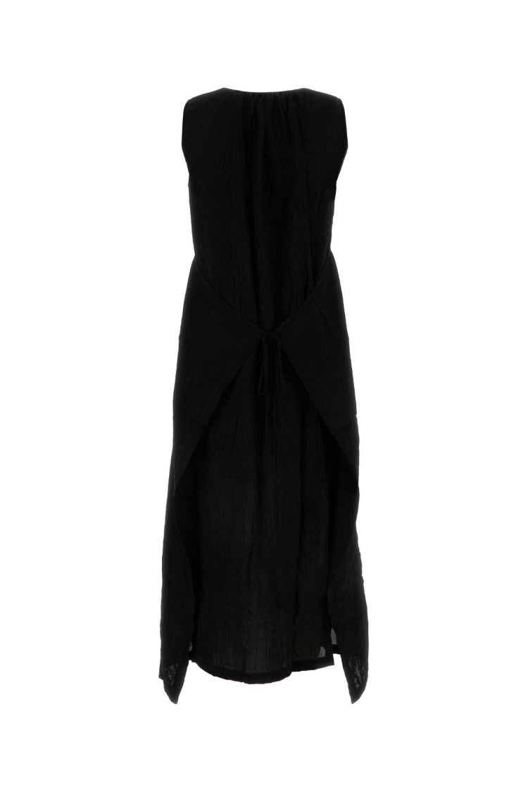 Uma Wang Black Viscose Aerial Dress