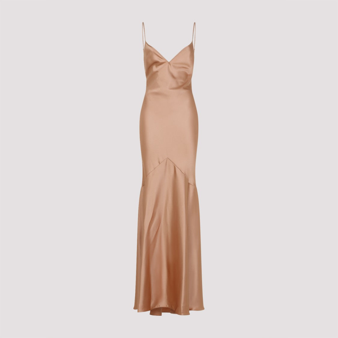 Elisabetta Franchi Floor-Length Spaghetti Strap Dress