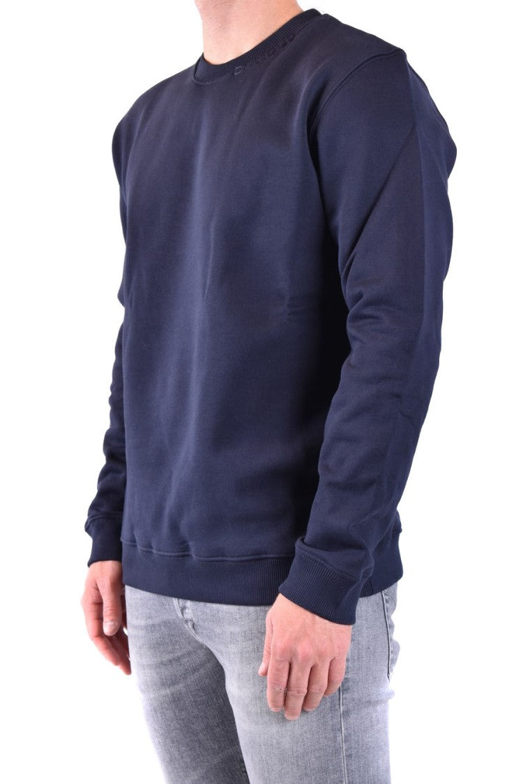 Dondup Multicolor Cotton Sweatshirt With Ribbed Details