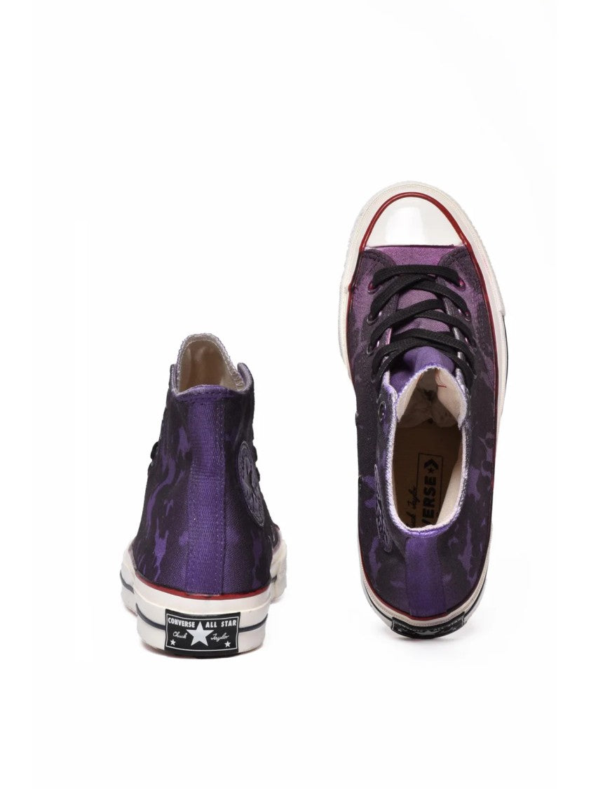 Converse Purple Camouflage Canvas Sneakers