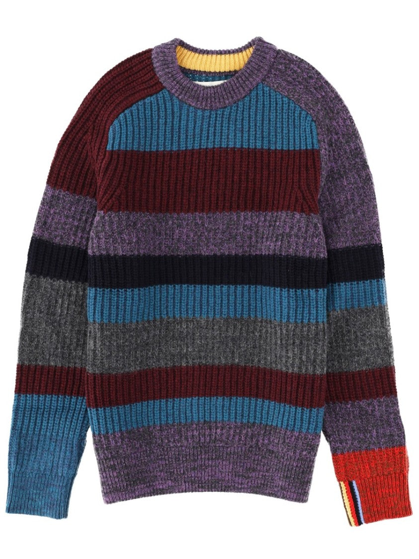 Paul Smith X Barbour Multicolor Ribbed Knit Striped Sweater
