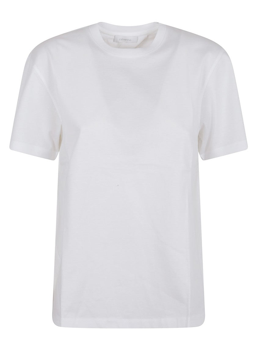 Paco Rabanne Open Back Pure Cotton T-Shirt