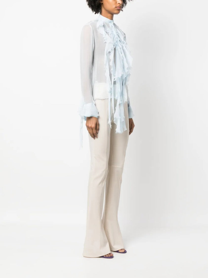 Ermanno Scervino Tailored Classic Shirt With Structured Collar And Button-Down Front