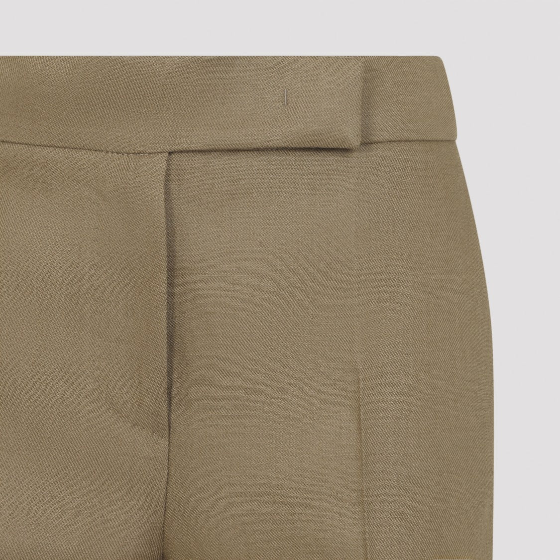 Max Mara Brown Linen Trousers