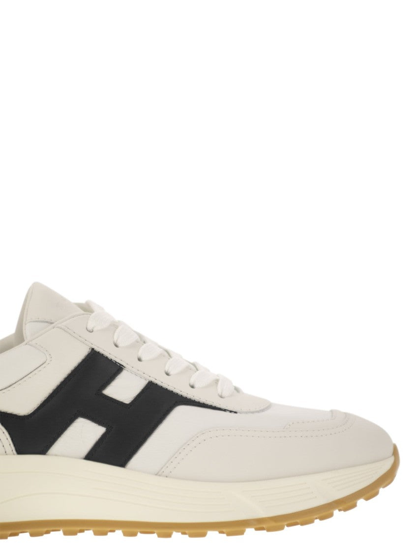 Hogan Hyperlight - Leather Sneakers With Side H