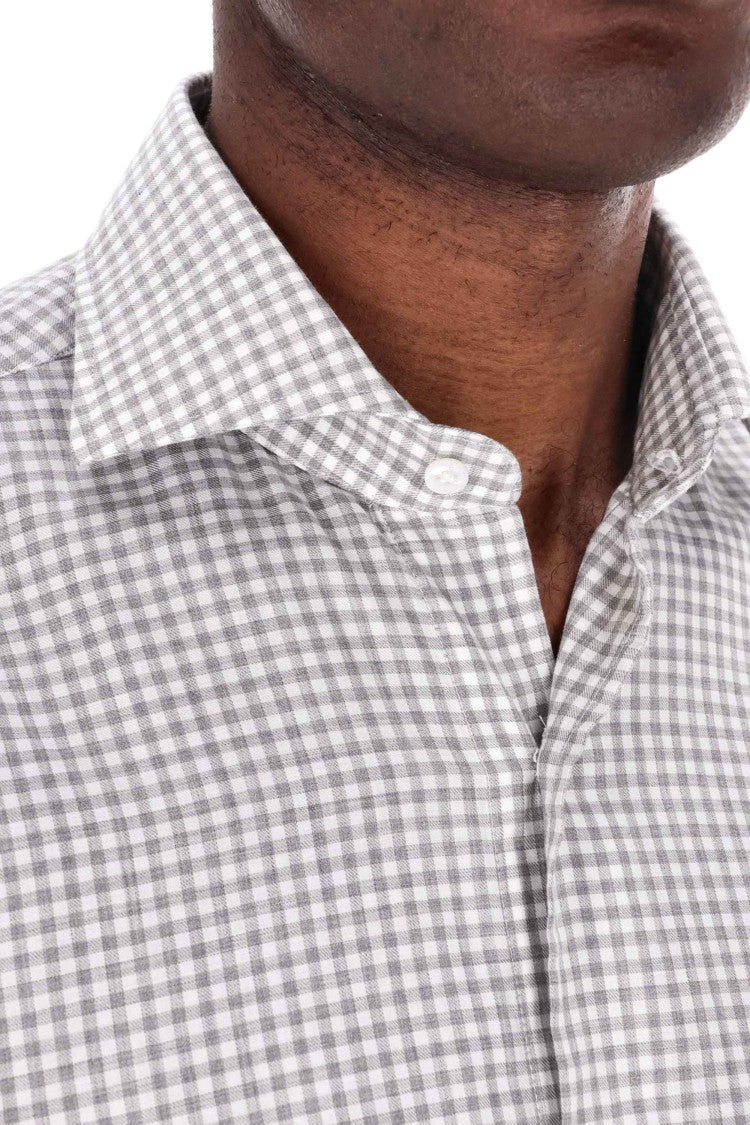 Barba Culto Line Vichy Cotton Shirt