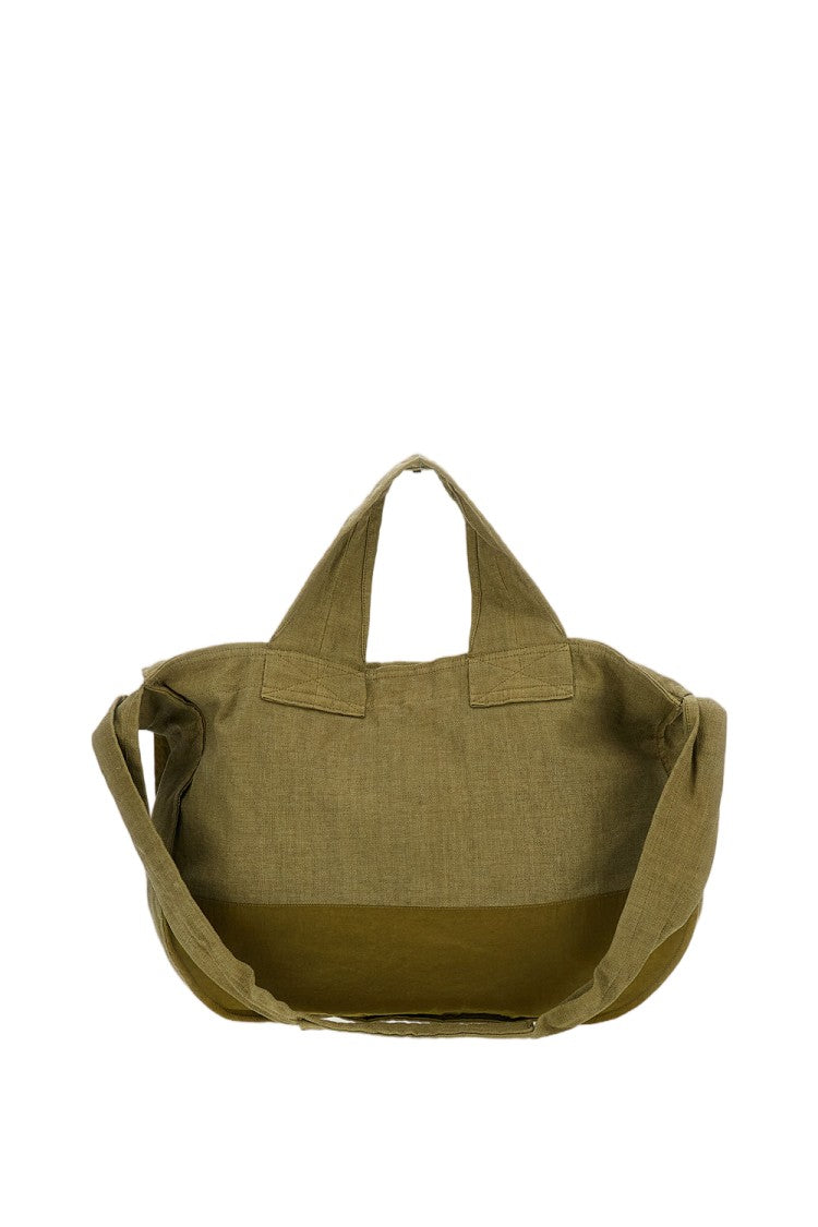 C.P. Company Green Raffia Shopping Bag