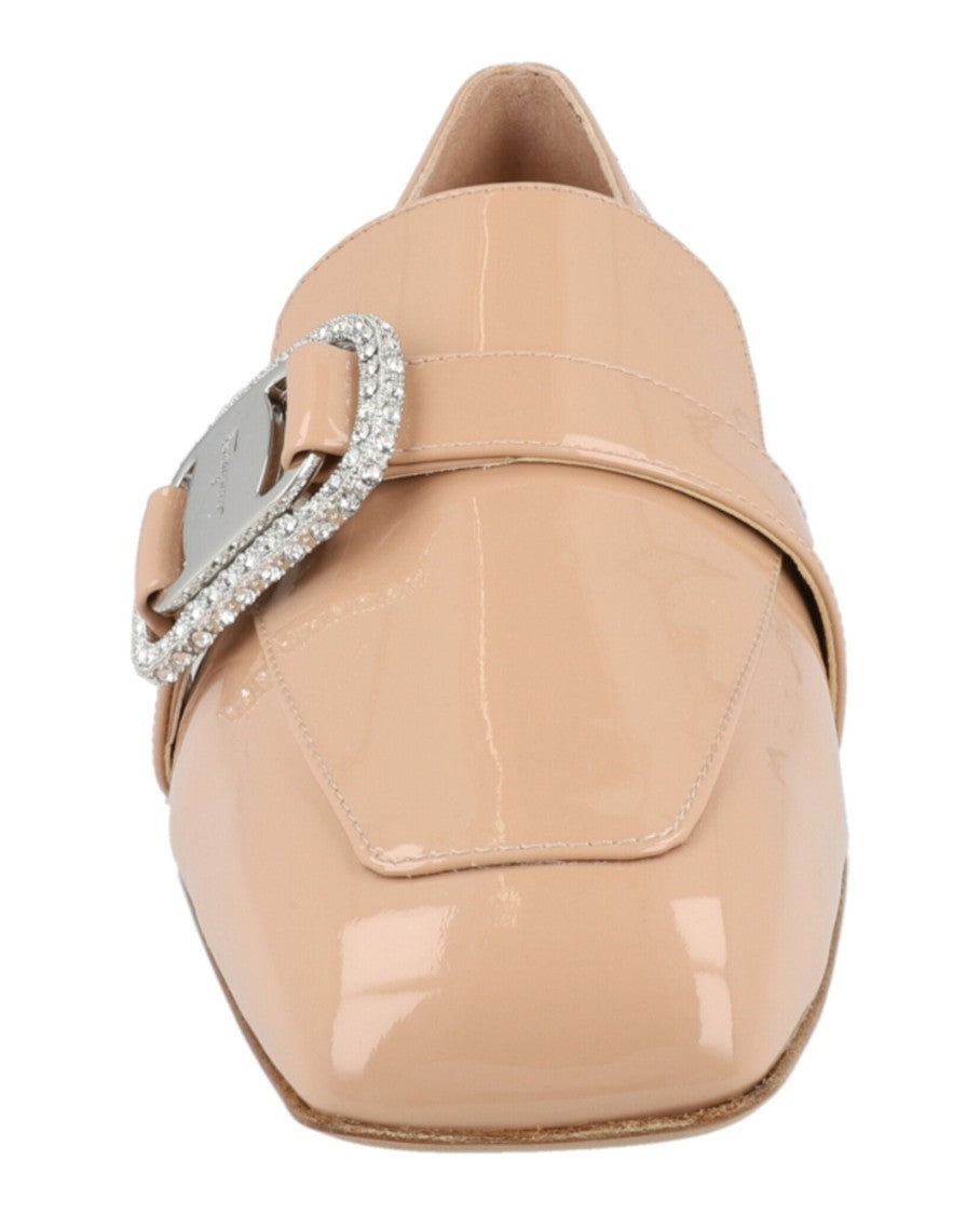 Ferragamo Wang Patent Leather Loafers