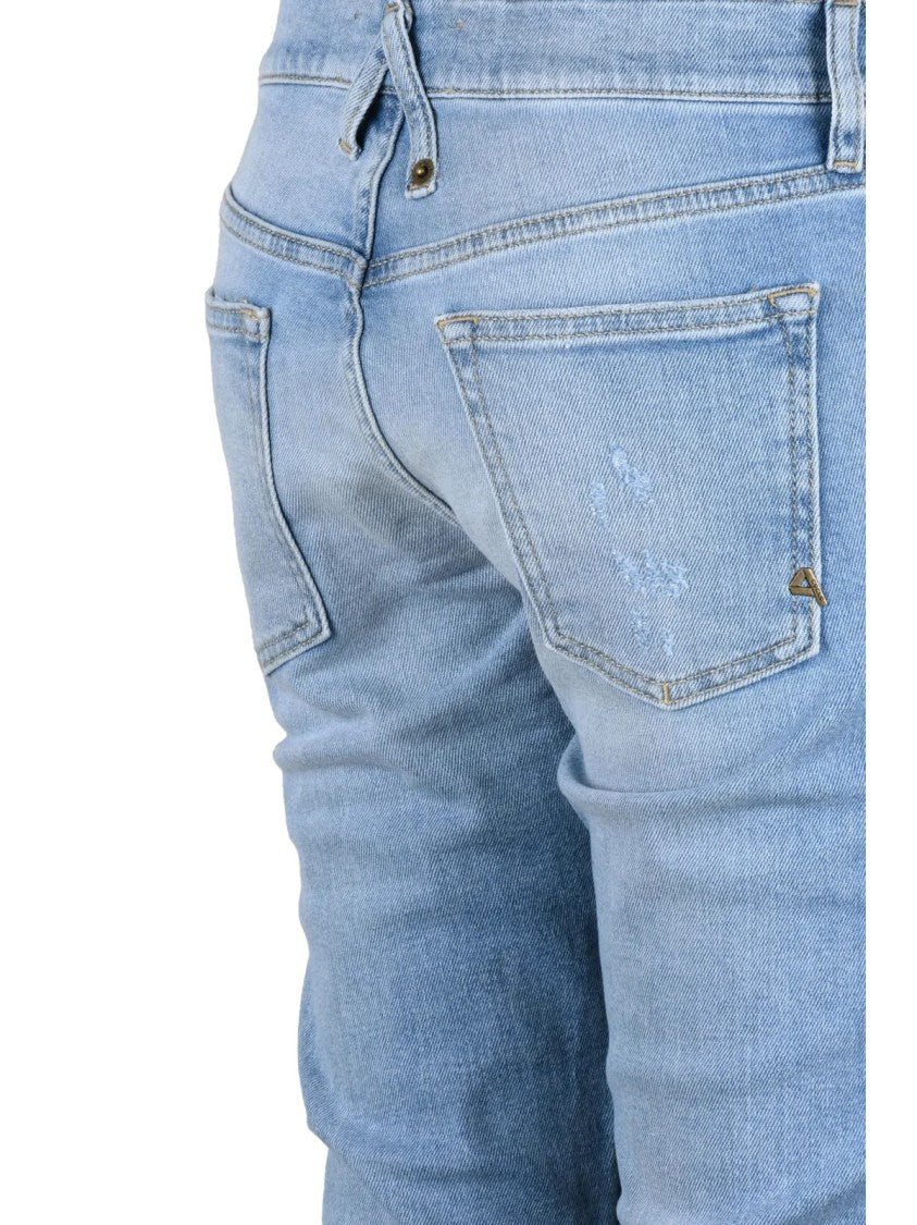 Cycle Body Slim High-Rise Jeans In Light Blue Wash