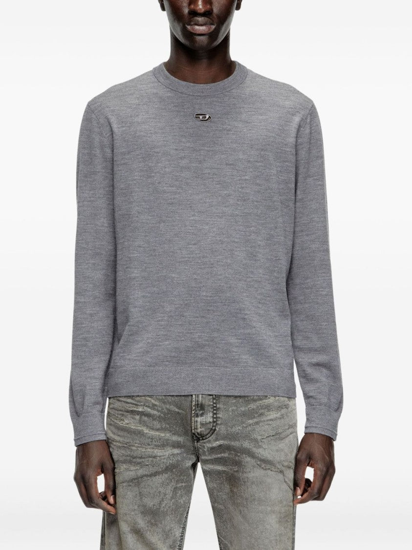 Diesel Grey Knit Sweatshirt