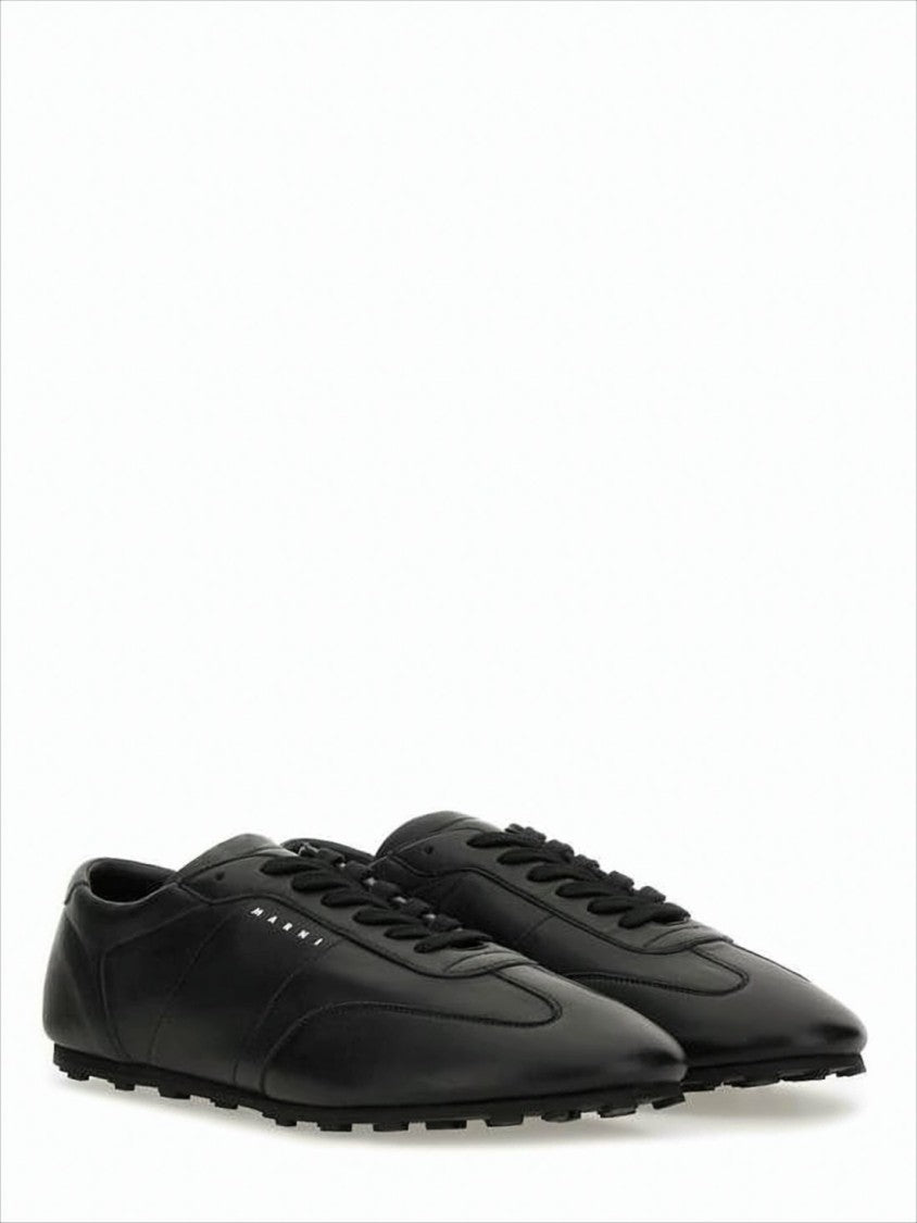 Marni Black Leather Bigfoot 2.0 Sneakers