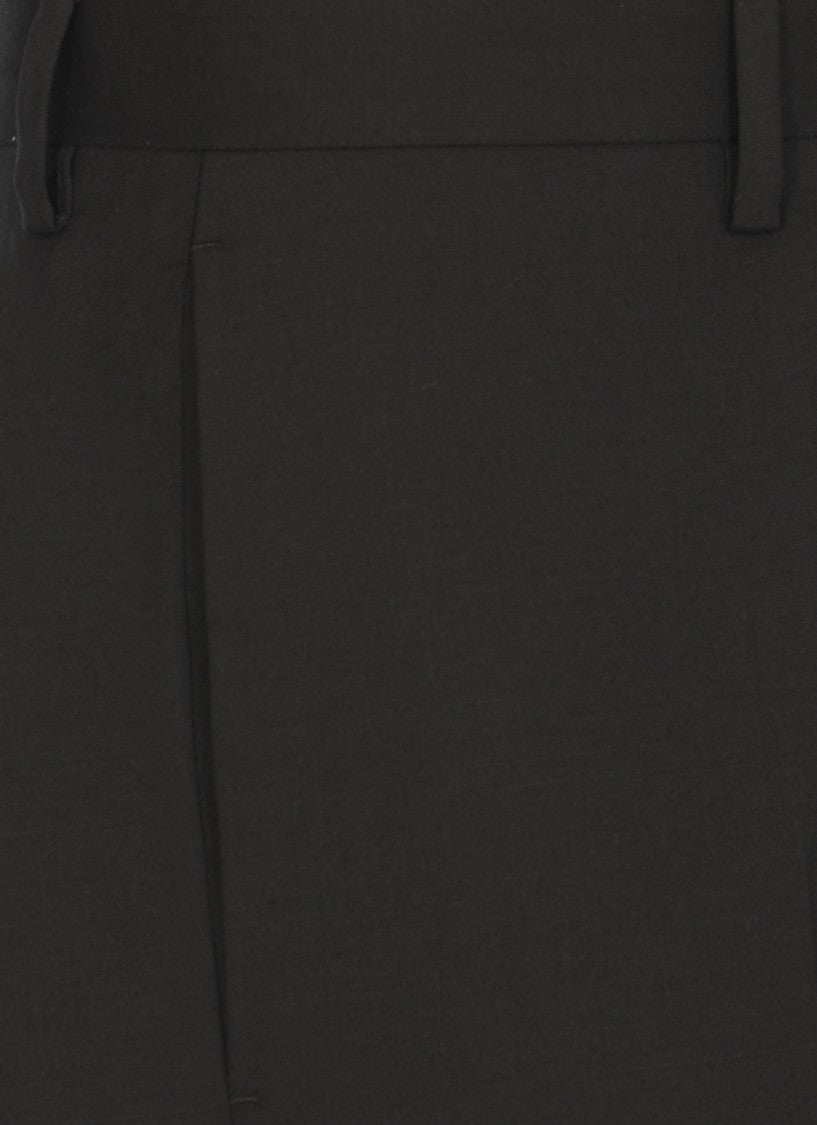 Lardini Black Wool Suit