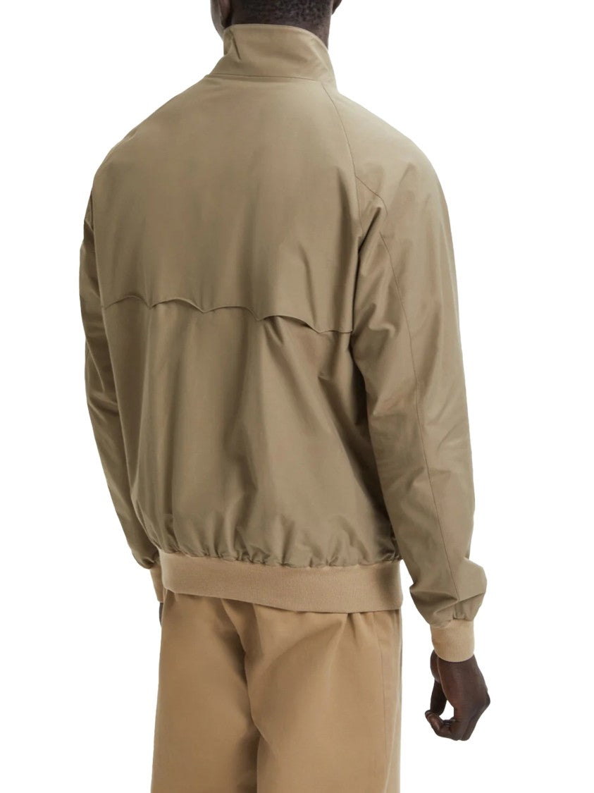 Baracuta Brown Bomber Jacket With Classic Silhouette
