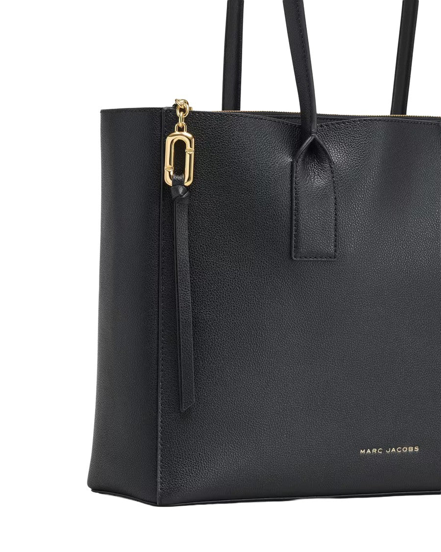 Marc Jacobs Textured Leather Tote Bag With Internal Laptop Compartment