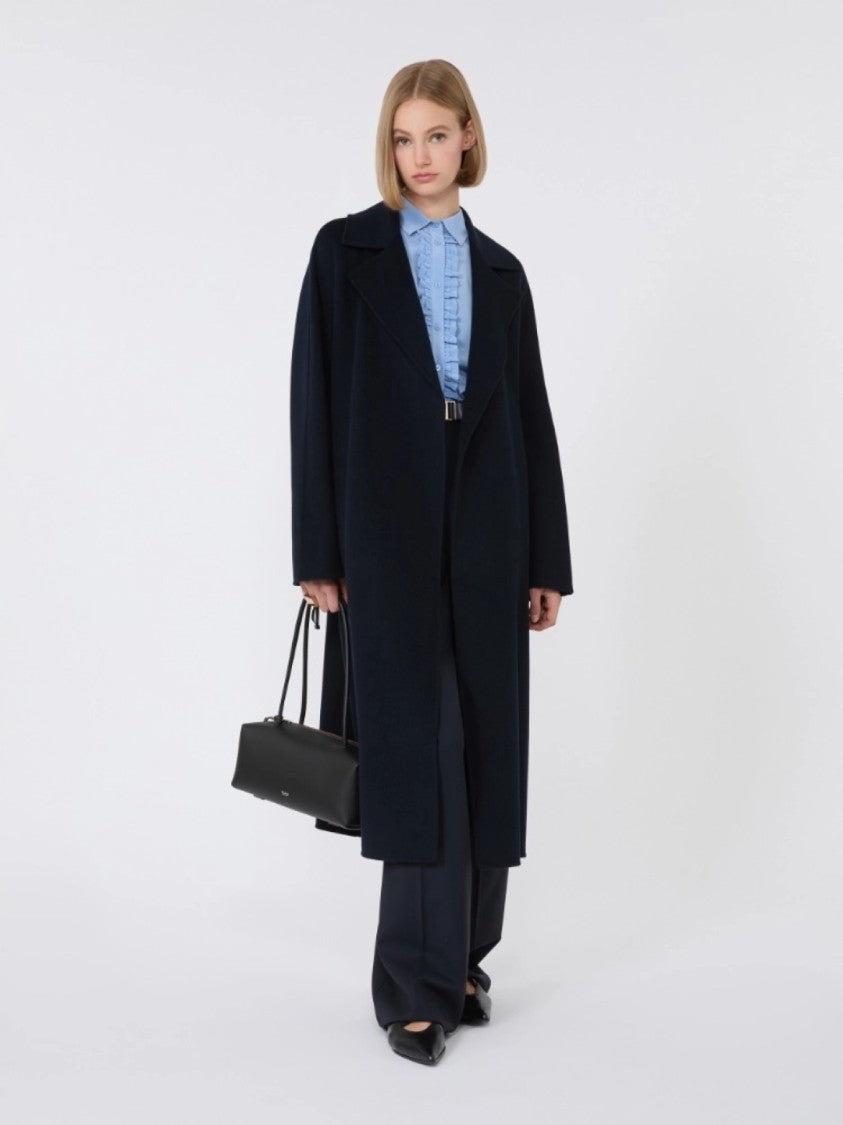 Max Mara Sophisticated Long Coat With Tailored Silhouette