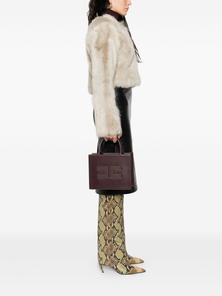 Elisabetta Franchi Rectangular Structured Handbag