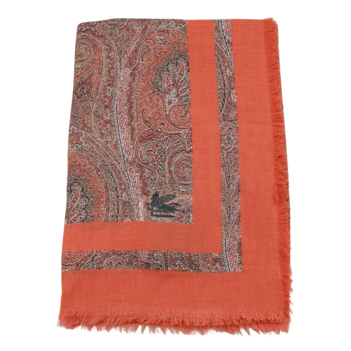 Etro Paisley Patterned Scarf With Fringed Edges