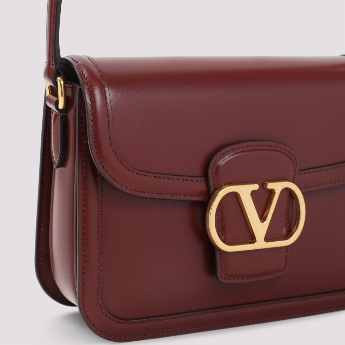 Valentino Garavani Ruby Calf Leather Small Shoulder Bag