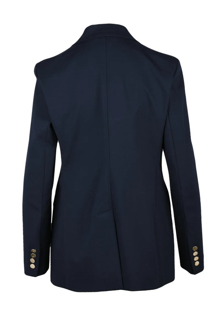 Max Mara Lerici Double-Breasted Jacket - Navy Blue