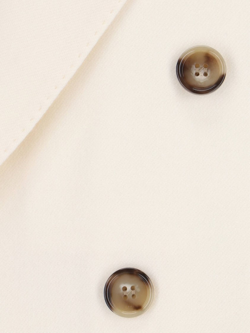 Ami Double-Breasted Blazer – White