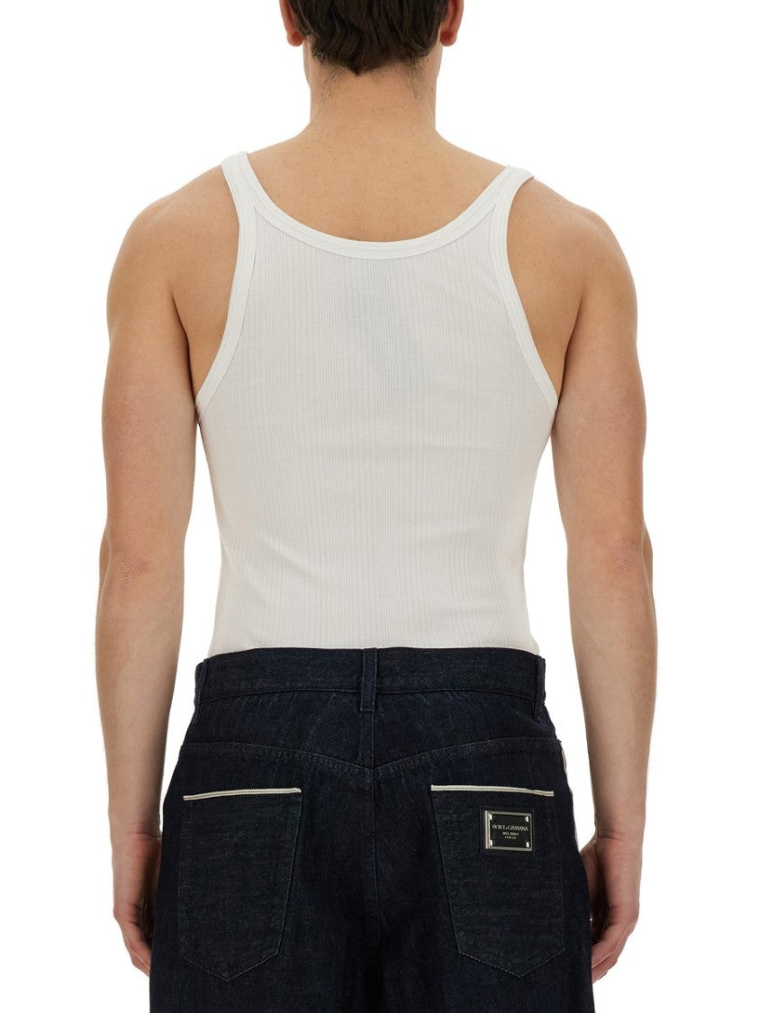 Dolce & Gabbana Ribbed Tank Top