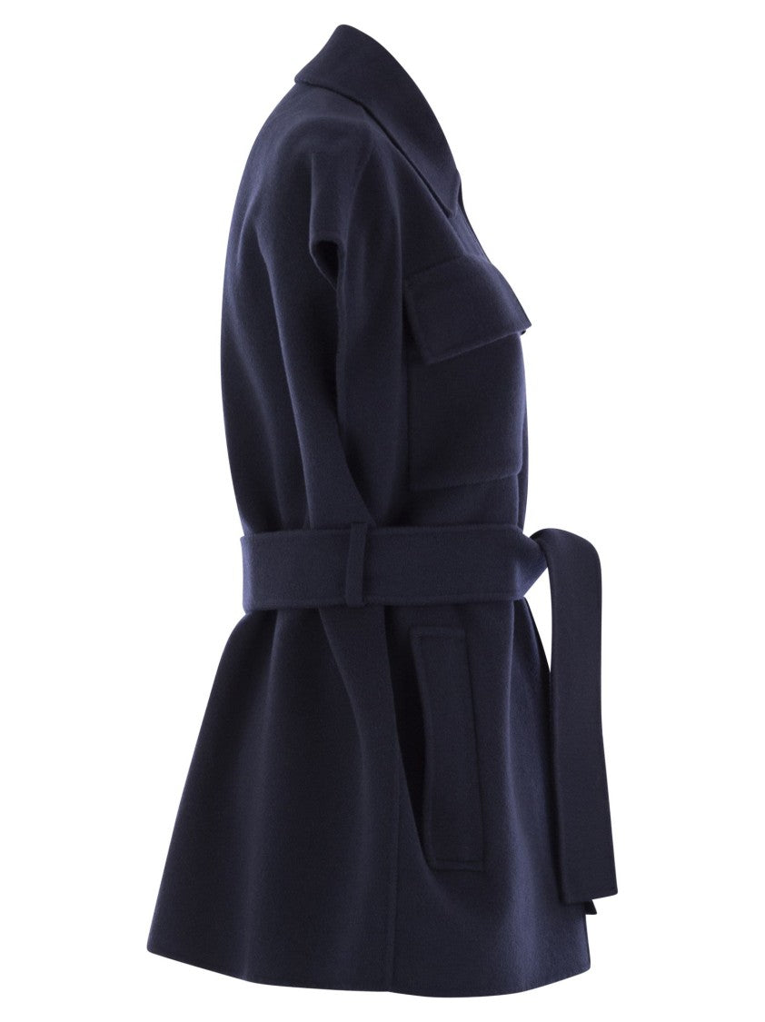 Max Mara Elegia - Wool Waistcoat With Belt