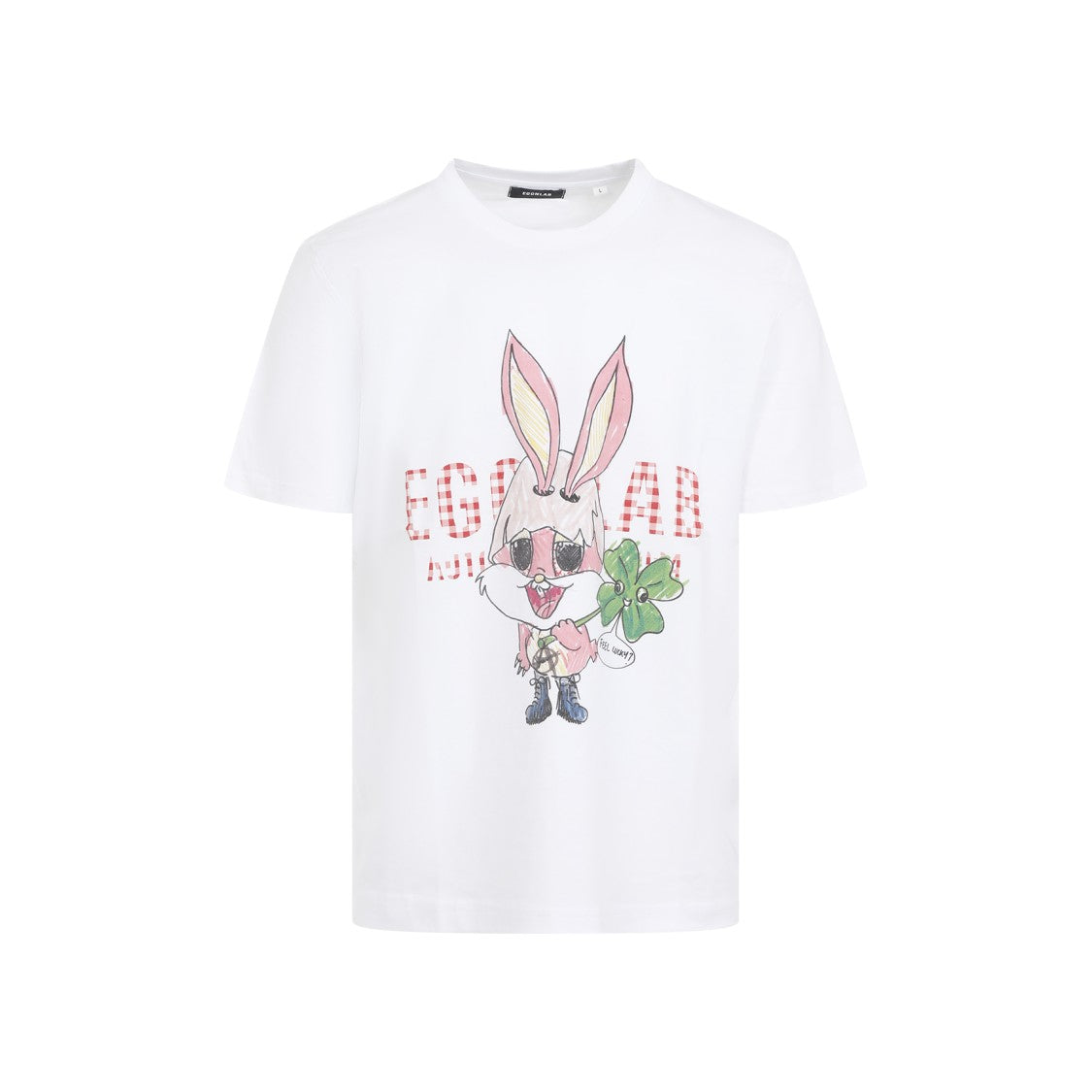 Egonlab Graphic T-Shirt With Playful Bunny Design And Fit