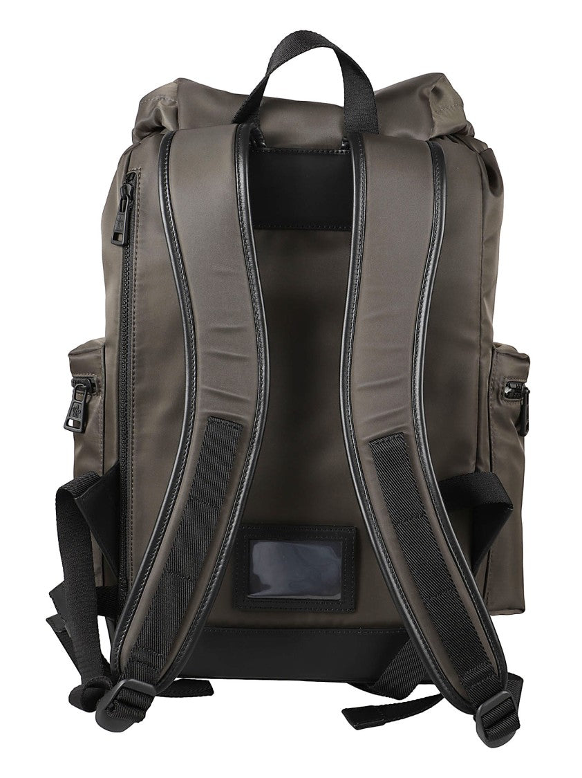 Moncler Structured Polyamide Backpack With Drawstring Closure And Buckle Strap