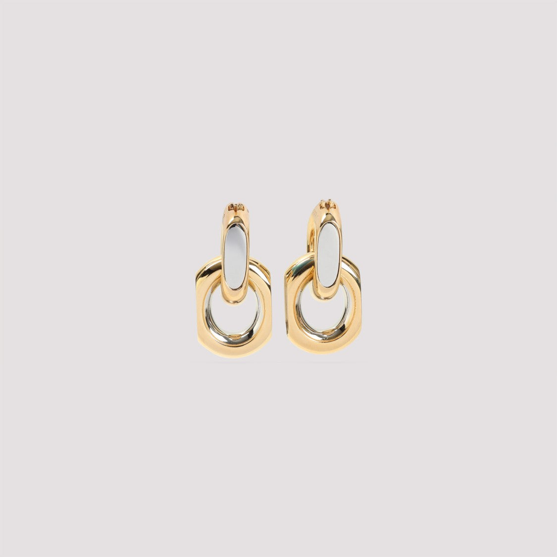 Saint Laurent Sculptural Gold-Tone Brass Earrings