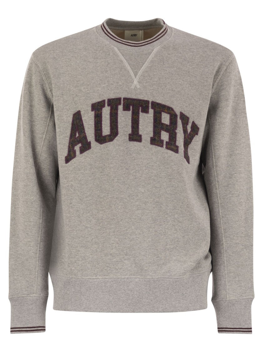 Autry Crew-Neck Sweatshirt With Logo