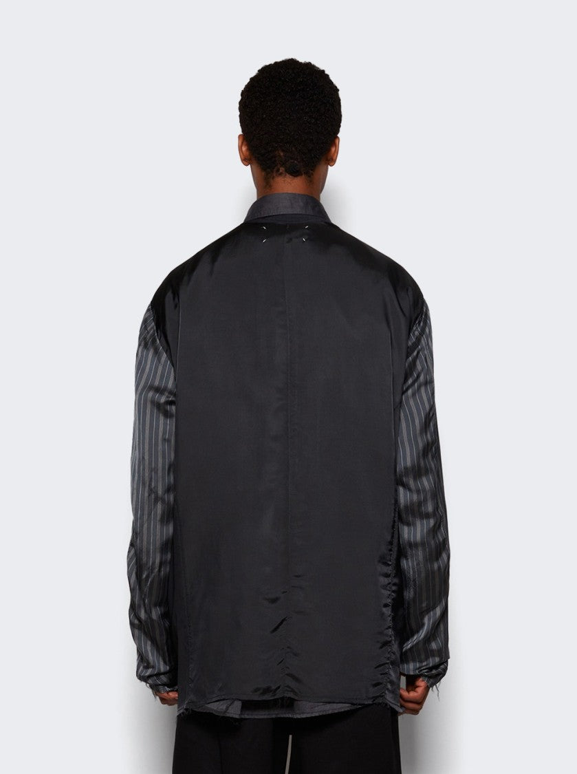 Maison Margiela Patchwork Inside-Out Jacket Charcoal