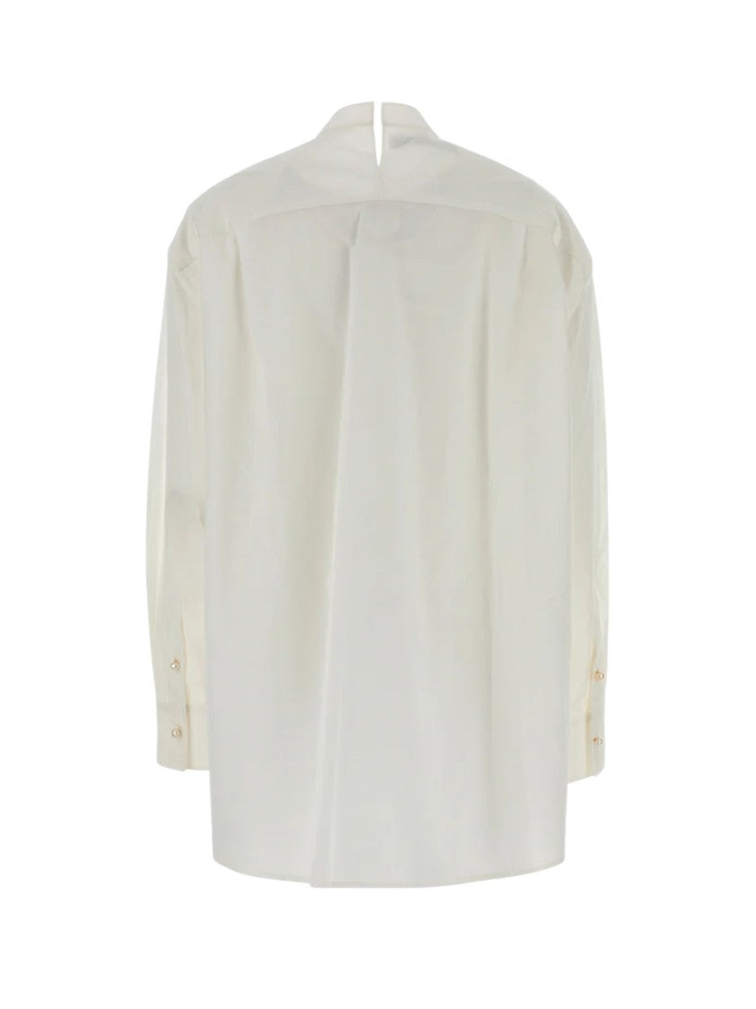 Carven White Oversized Cotton Shirt