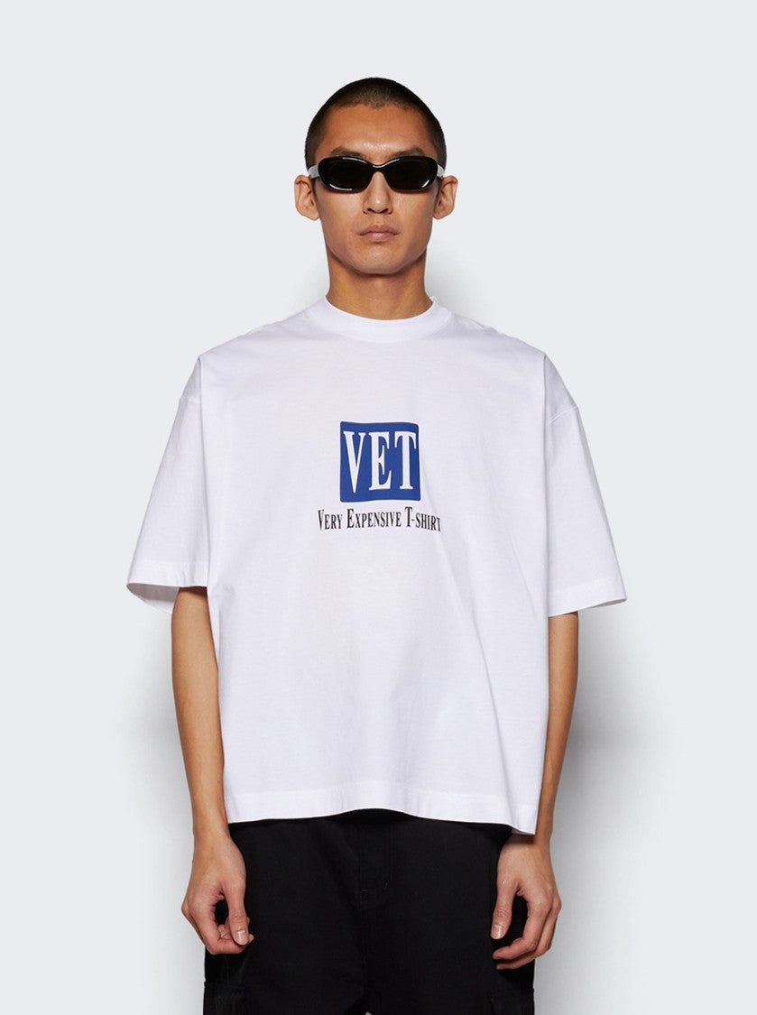 Vetements Vet Cropped Boxy Tee White