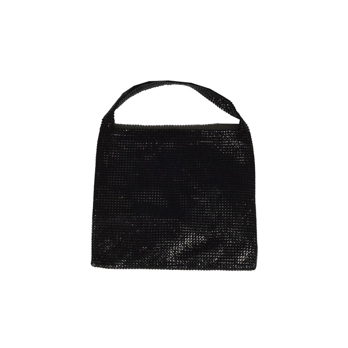 Rabanne Medium Black Mesh Pixel Shoulder Bag