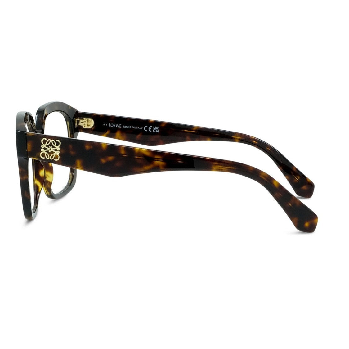 Loewe Havana Lw50119i Anagram Square Acetate Eyeglasses