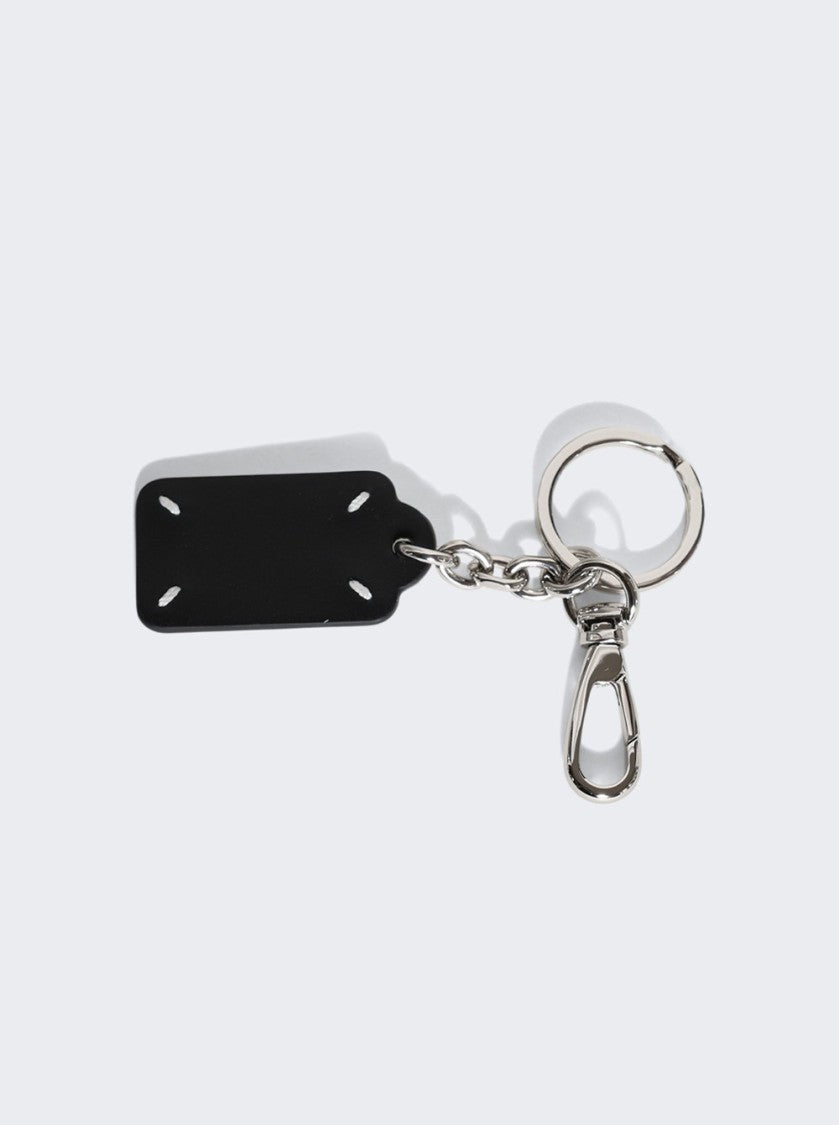 Maison Margiela Tag Keyring Small Black And White