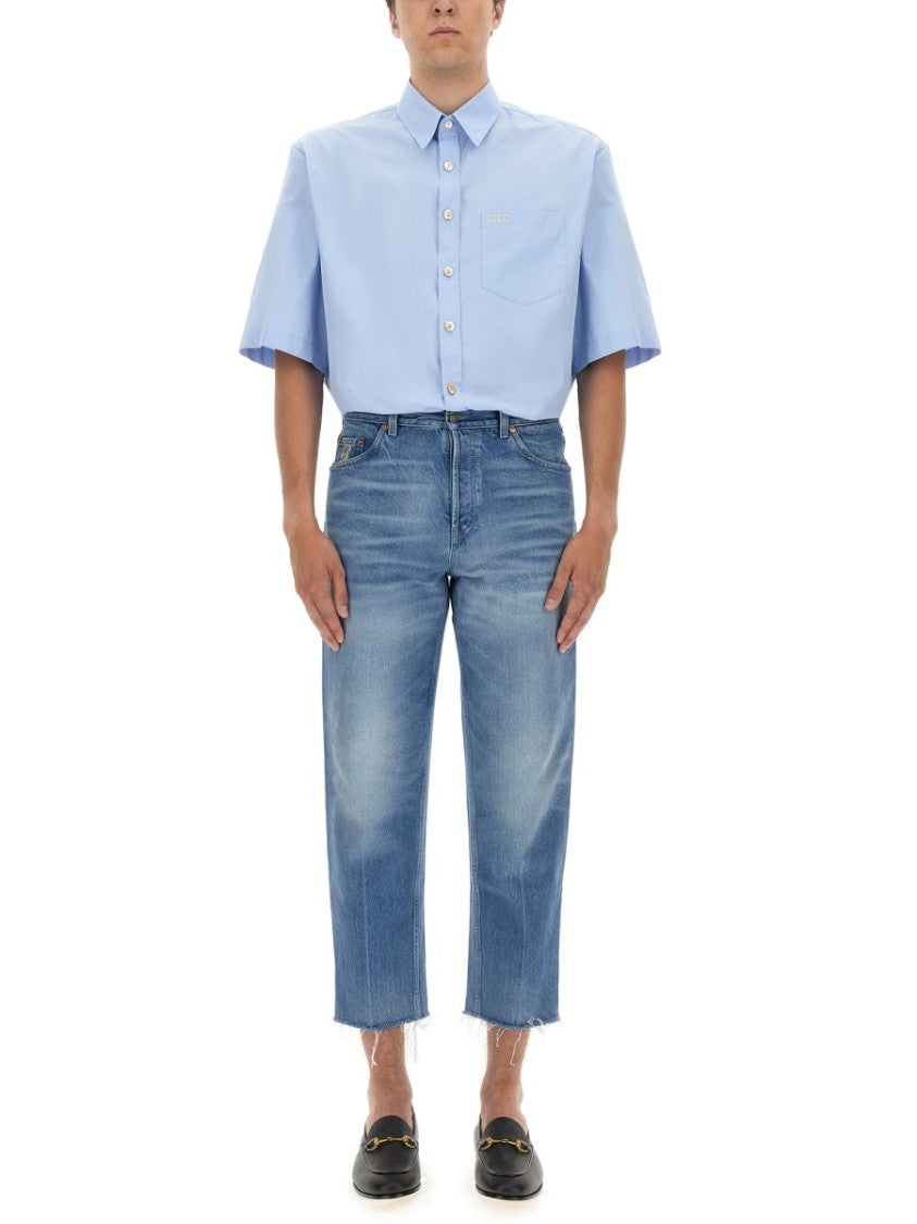 Gucci Carrot Fit Jeans With Tapered Silhouette