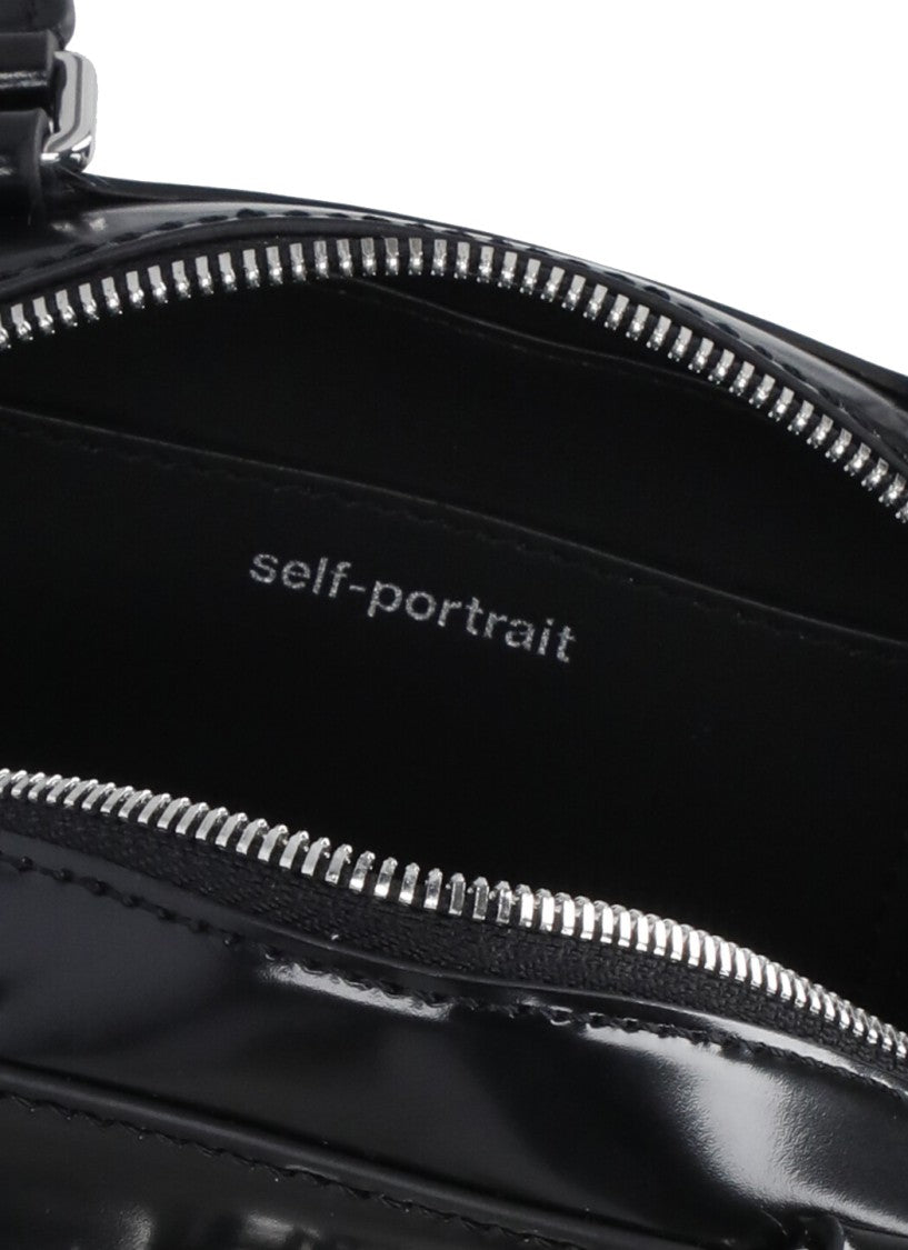 Self-Portrait Leather Bag With Charm
