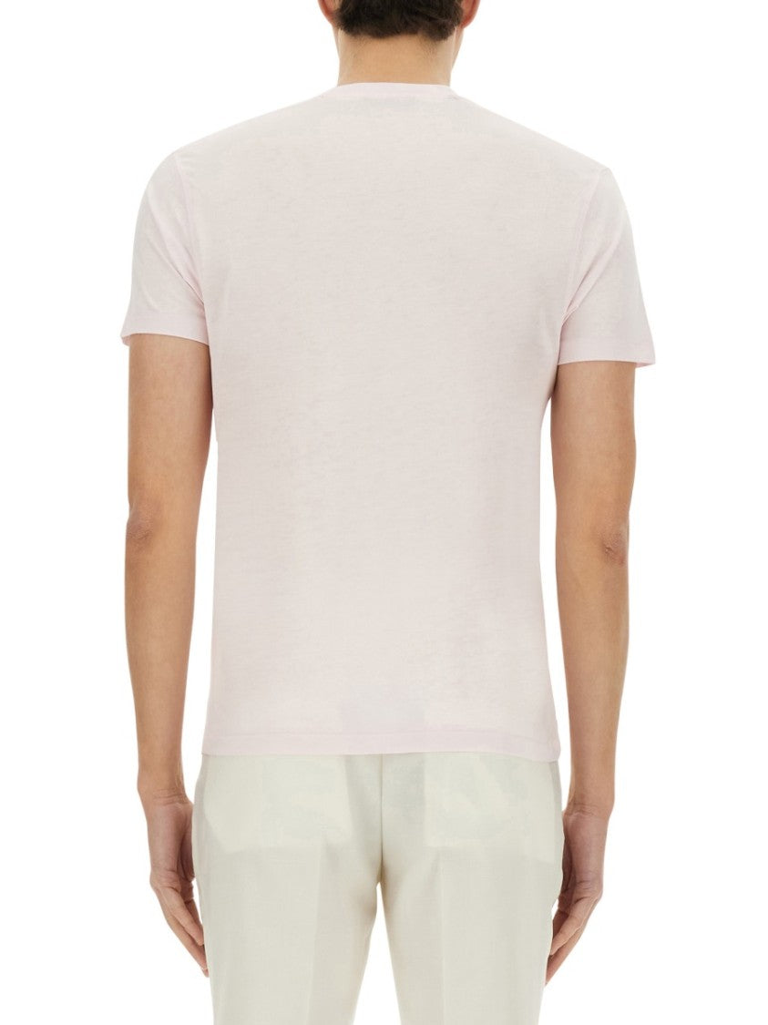 Tom Ford Regular Fit T-Shirt With Classic Crew Neckline