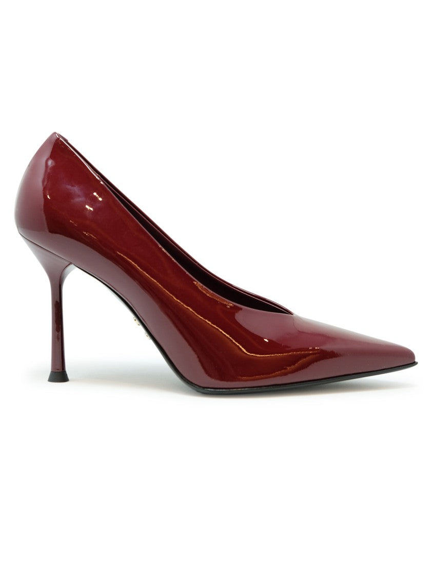 Sergio Levantesi Burgundy Patent Leather 56 Pumps