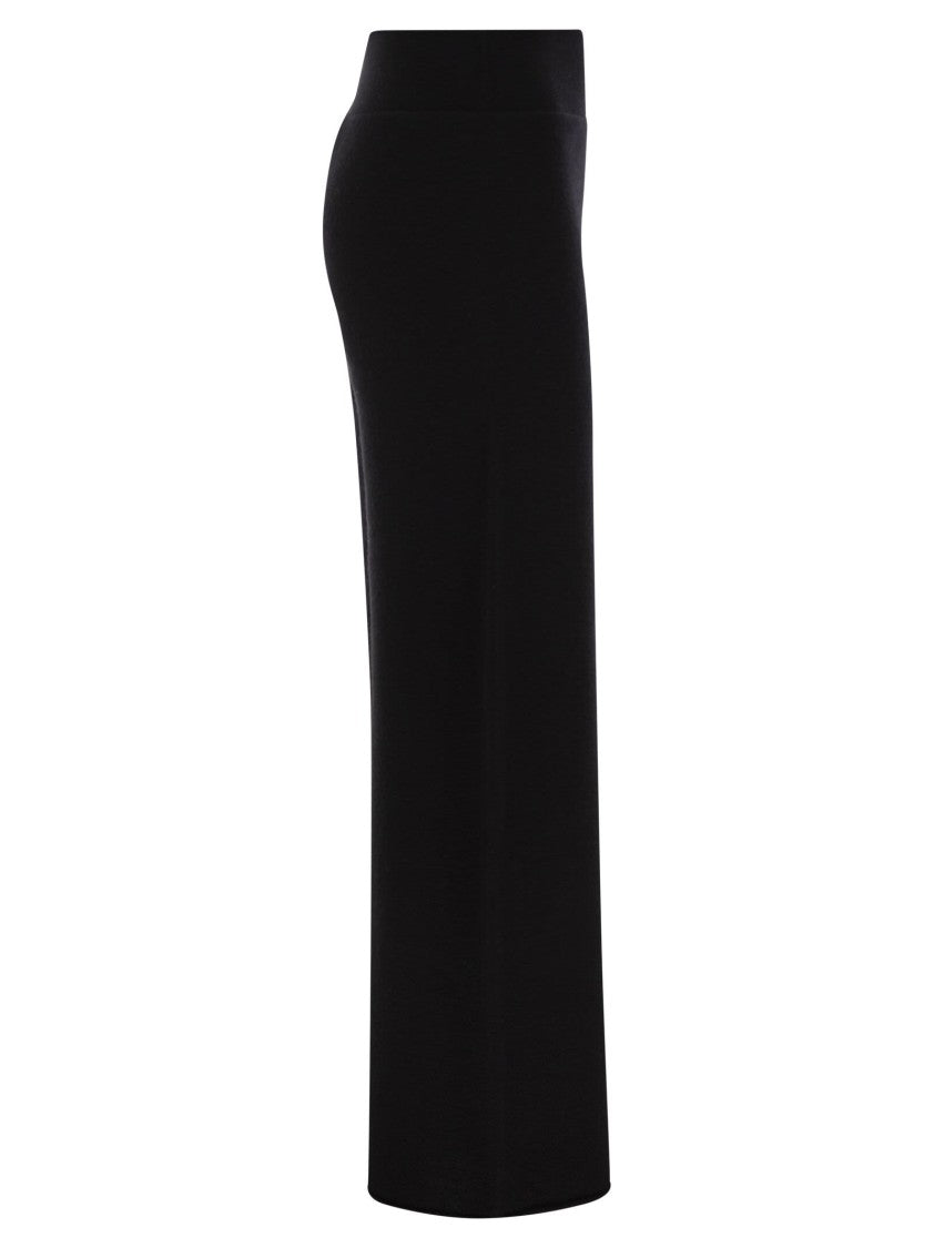 Vanisé Cashmere Wide-Leg Trousers